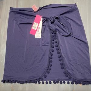 Lilly Pulitzer Paxton Sarong True Navy XS/S NWT